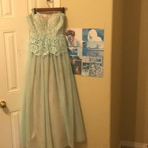Beautiful Prom Dress Long Strapless